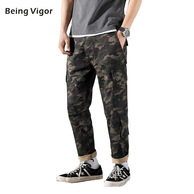 Брюки карго мужские тактические 100% хлопок 2019 хип хоп|Брюки-карго| |