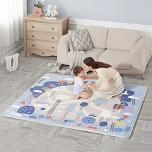 XPE alfombra de juego para gatear para bebé, tapete grueso respetuoso con el medio ambiente, plegable, de Seguridad, 1cm