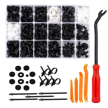 

trim removal tool Car Universal Bumper Fixed Clamp Push Clip for Automobile Series Fastener 18 Kinds Mixed 415PCS Auto Fastener