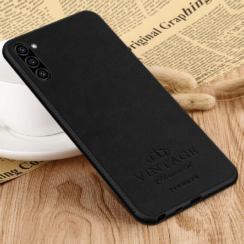 Для samsung Note 10 Plus PINWUYO чехол для samsung Galaxy Note 10 ретро кожаный мягкий жесткий чехол для samsung Note10 10 - Цвет: Черный