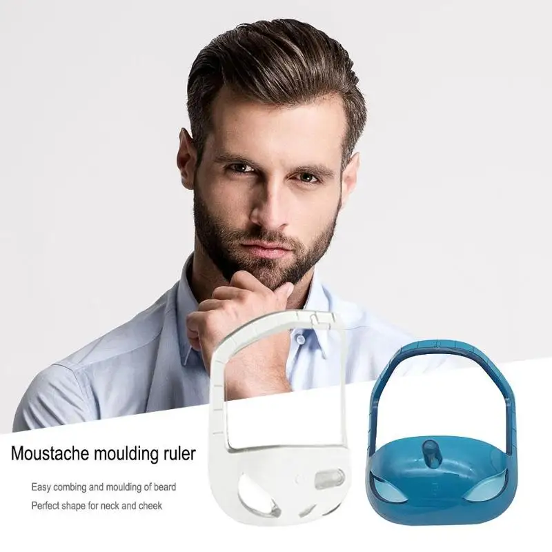 

5pcs Transparent Beard Shaper Template Form Lines Men Grooming Shaping Tool