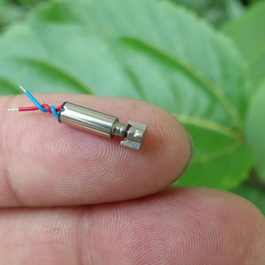 Ультра-миниатюрный двигатель, полая чаша вибратор DC3V-3.7V 90MA-96MA Вибрационный двигатель высокого качества DIY Вибрационный двигатель