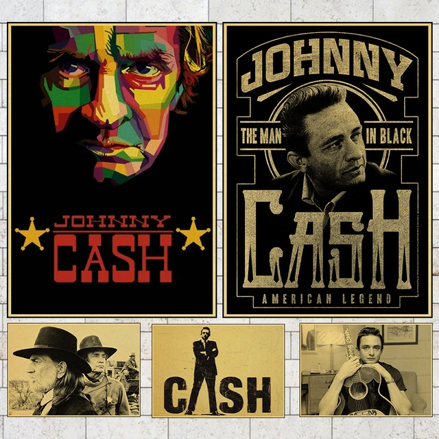 Johnny Cash Man In Black Poster