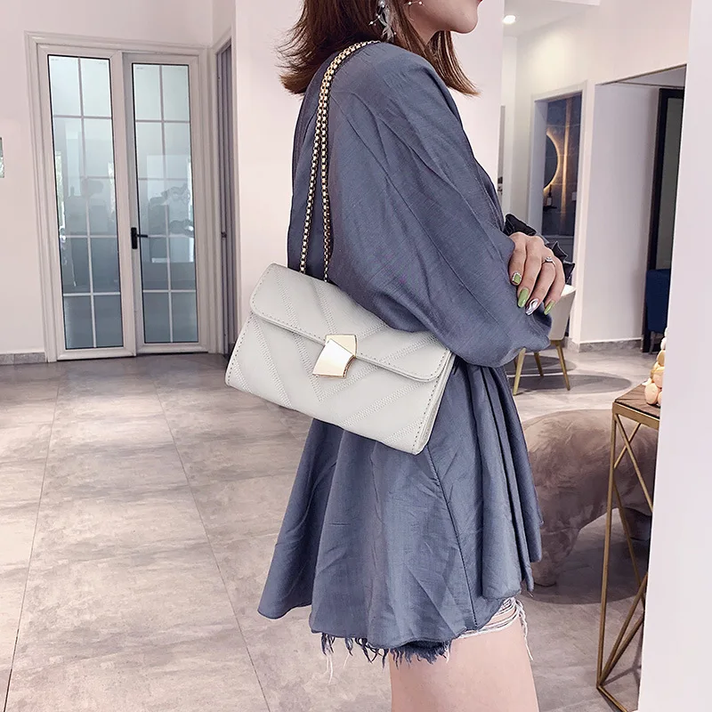 

New Style Chain Bag New Arrival Bag Women's 2019 New Style Versatile Casual Square Sling Bag Fashion Shoulder Bag Shoulder