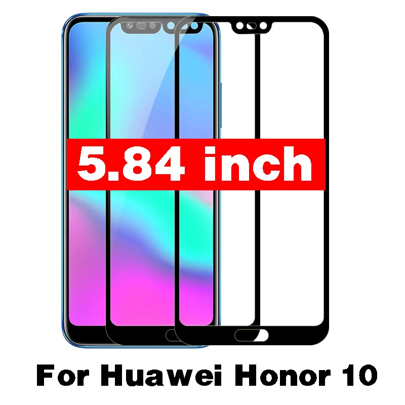 2 шт., защитное стекло honor 10 для huawei honor 10, защита экрана xonor, закаленное стекло, защита hono, полное покрытие, бронированное 9h
