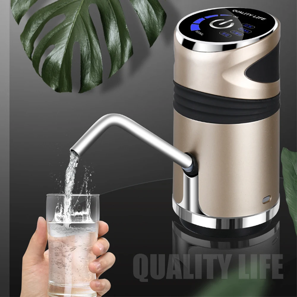 Smart Portable Electronic Drinking Water Bottle Pump USB Charging Dispenser Support 11.3L/7.5L/4.5L | Дом и сад