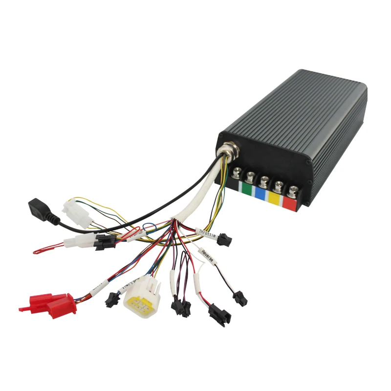 Hallomotor High Power 100A Sine Wave Intelligent Controller 48V 60V 72V Universal 3000W-5000W For Electric Bike Ebike