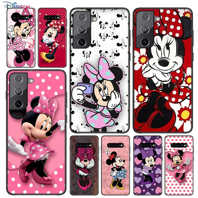 Мягкий чехол с изображением Диснея Минни Маус для Samsung Galaxy S21 S20 FE Ultra S10 S10e Lite S9 S8 S7