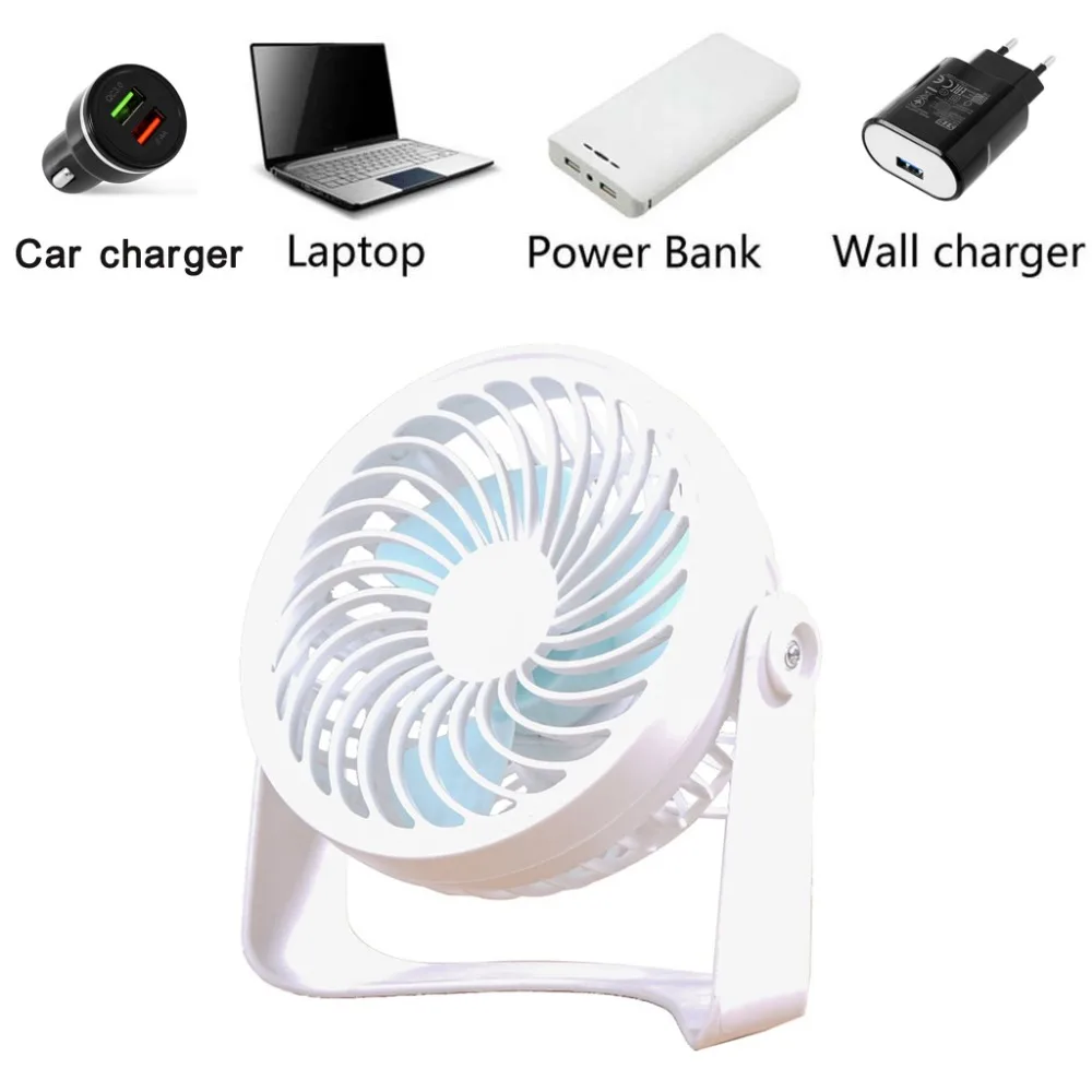 USB клип Настольный вентилятор сильный ветер тихий портативный 2 скорости регулируемый 360 Поворотный мини Персональный вентилятор для дома