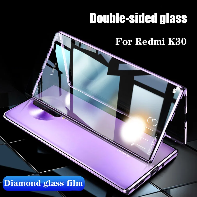 360 Metal Magnetic Case for Xiaomi Redmi Note 8 7 K30 K20 Pro 8T Magnet Cover For 10 CC9 9T Mi 9 SE A3 Lite | Мобильные телефоны и