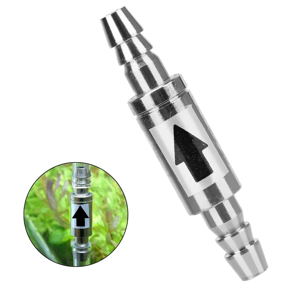 Dioxide Cylinder To CO2 System Diffuser Stainless Steel Check Valve For CO2 equipment Non Return Water 4mm Aquarium Water Valve aquarium co2 diffuser co2 check valve aquarium co2 accessories