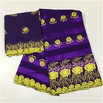 

STILL FLY african silk fabrics hot sale fashion women swiss voile lace in switznerland 100%pure mulberry silk fabric 5+2yard/lot