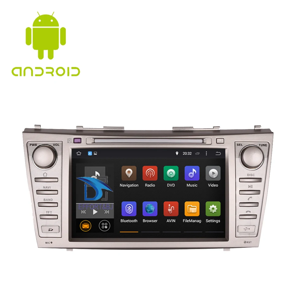 Android 9,0 2 Din 1024*600 8 ядерный Автомобильный gps навигатор для Toyota Camry 2006 2007 2008 2009 2010 2011 Автомобильный Радио плеер с DVD