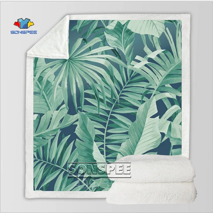 SONSPEE leaf flower Harajuku, детское одеяло с 3D принтом для взрослых, покрывало для диванов, постельные принадлежности для путешествий, фирменный магазин-аутлет, удобное K64