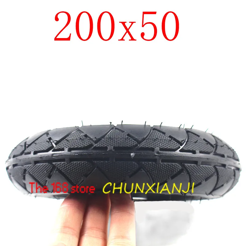 Подвижный скутер инвалидная коляска колеса шины 200X50(8x2) Твердые/пены заполнены 200*50 для Razor E100 E125 E200 скутер Vapo