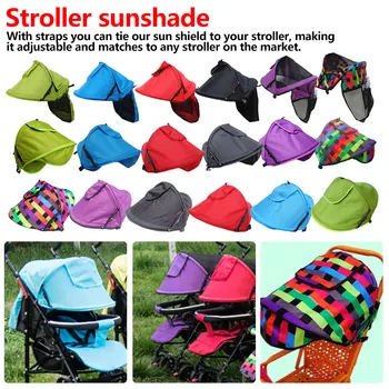 

High Quality Summer Baby Stroller Sunshield Shade Protection Hoods Canopy Stroller Accessories Baby Stroller Sun Visor Carriage