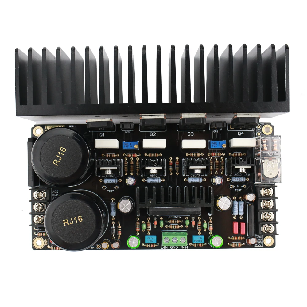 w + 150 de Alta Ghxamp Onsemi Tubo Placa Amplificador Upc2581v 150 Fidelidade Duplo Canal Áudio Amplificadores Njw0281g Njw0302g - Image 2