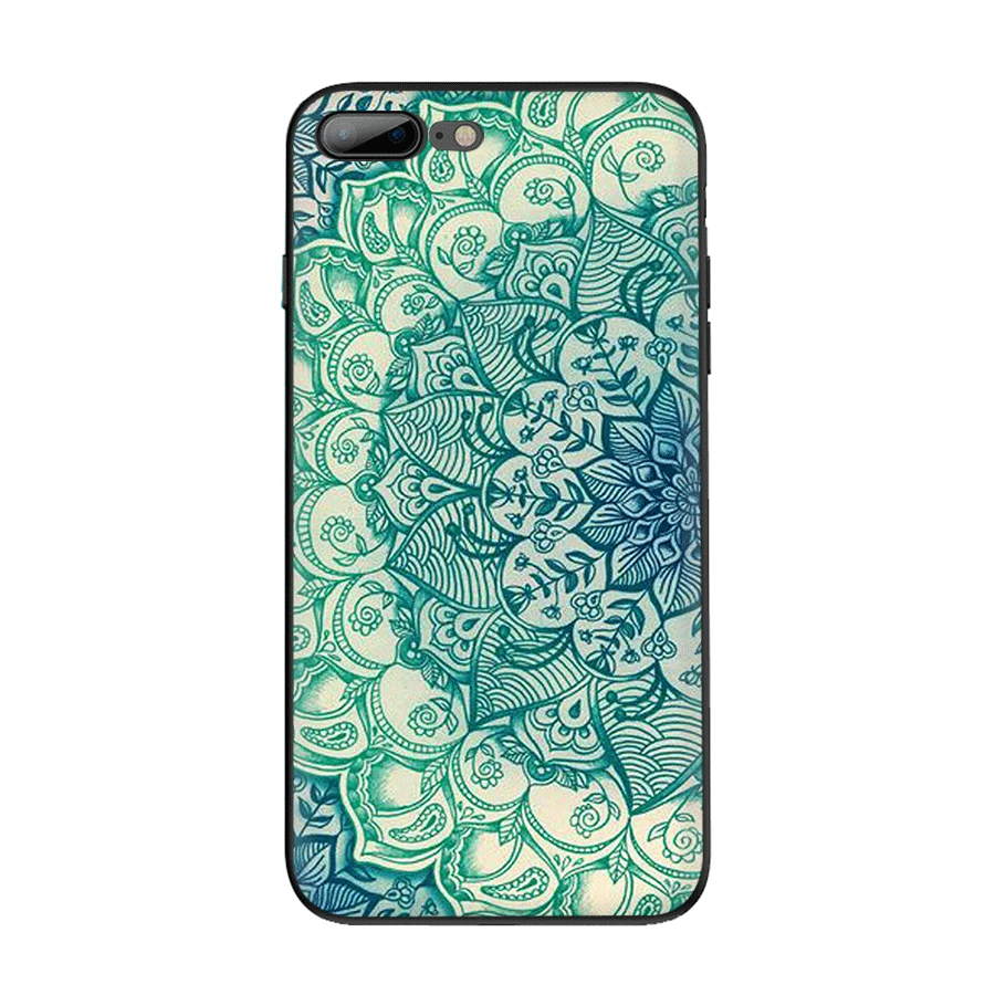 Чехол для Телефона iPhone 7 8 6 6s Plus 11 Pro XR X XS Max Роскошный милый цветочный чехол с