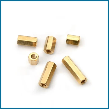 

MICROBOT M3 Hex Screw M3 Female Hexagonal Brass PCB Standoffs Spacers Screw M3*8/10/12/15/20/25/30/35/40/45/50mm EC11