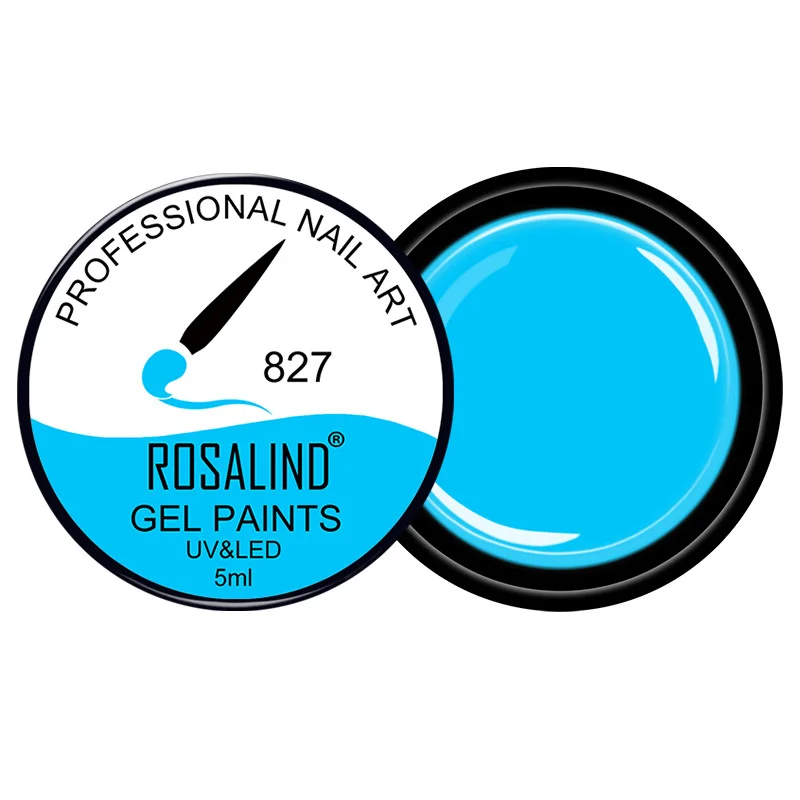 GN55-ROSALIND ROSALIND 5 мл Гель-лак для рисования 142 цветов набор гель-лаков для ногтей для маникюра Сделай Сам верхнее Базовое покрытие Hybird дизайн праймер для ногтей - Цвет: GN55-ROSALIND