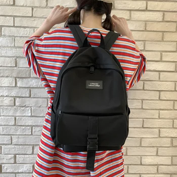 

New Nylon laptop backpack 15 inch Notebook backbags for women travel bagpack College bag for school girl Mochila Feminina 2020