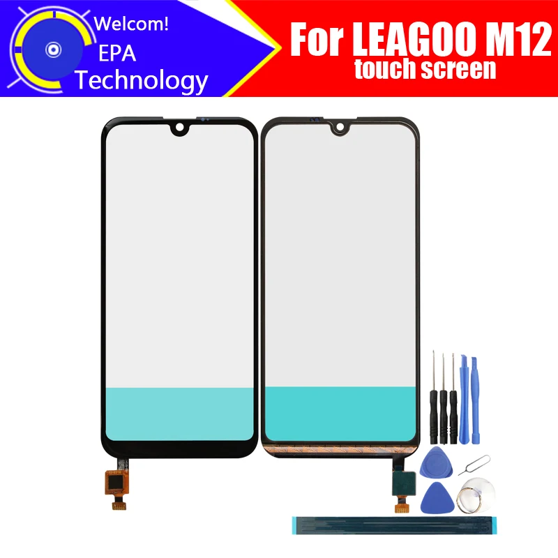 LEAGOO M12 дигитайзер сенсорный экран гарантия оригинальная стеклянная панель сенсорный экран дигитайзер для LEAGOO M12+ Инструменты+ клей