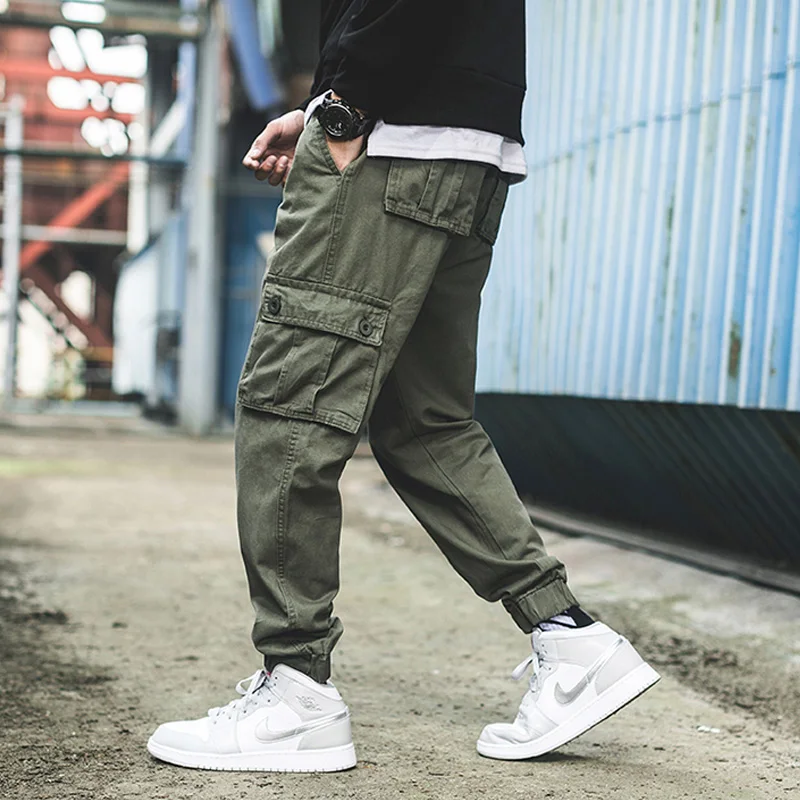 ZAZOMDE Black Casual Pants Men Military 