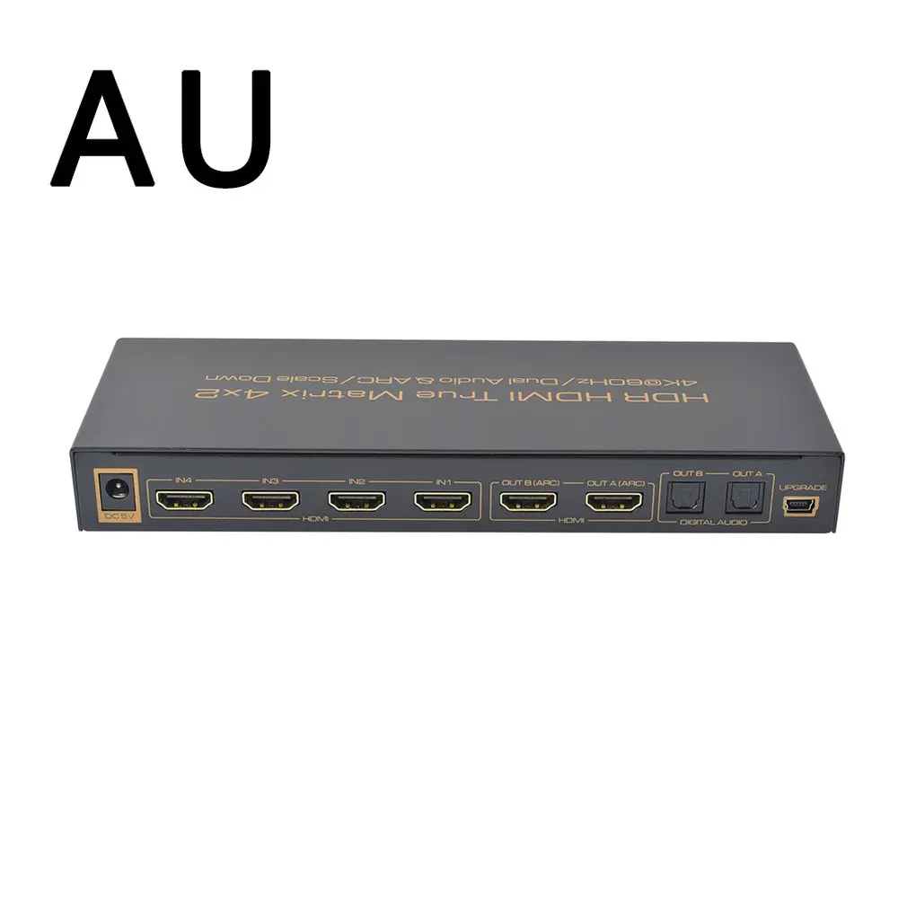 

JH-HDMX0014M1 Version 2.0 4X2 matrix 4K60Hz HDMI 2.0 True Matrix 4x2 suitable for home cinema villa shopping mall