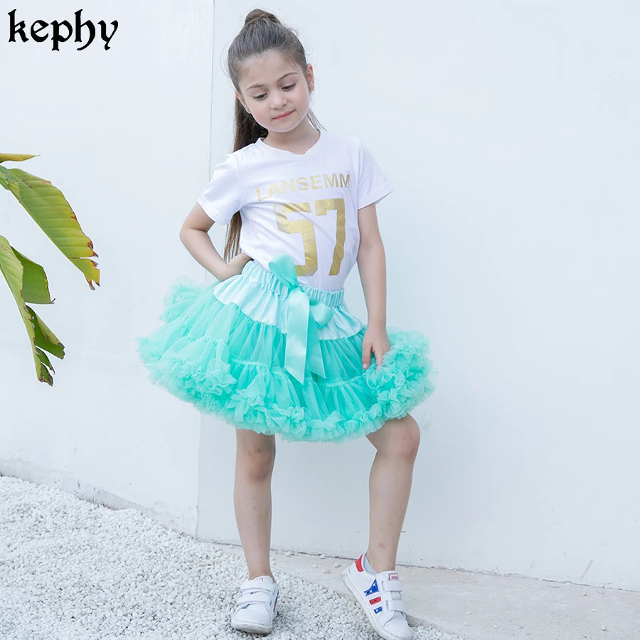 Балетная юбка-пачка для девочек юбка Пышные Детские балетные юбки вечеринки