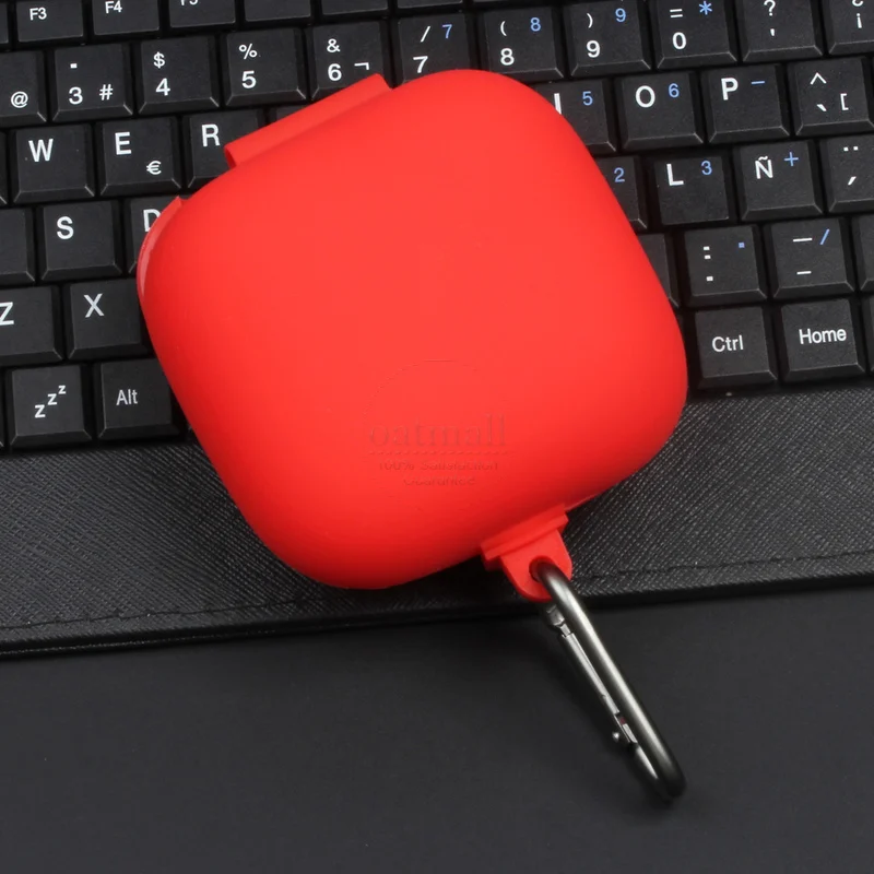 Red Для Apple Beats Powerbeats Pro Чехол для зарядки чехол матовый мягкий силиконовый беспроводной наушники защитные аксессуары для кожи - Цвет: Red