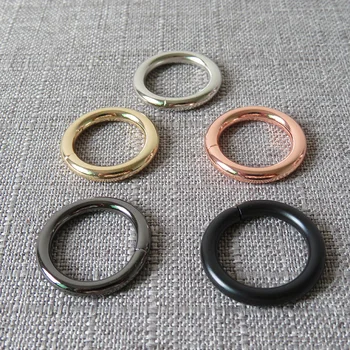 

50Pcs 20mm Metal O Rings Clasp Loop Belt Buckle For Bag Backpack Dog Pet Collar Harness Key Chain DIY Sewing Cloth Accessories