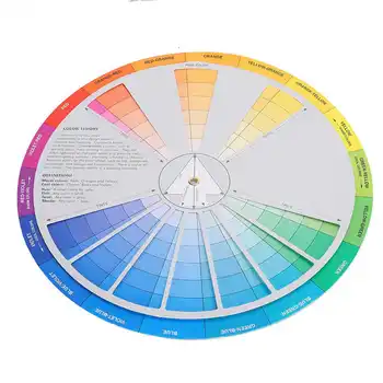 

Tattoo Color Wheel, Color Mixing Manual Tattoo Ink Color Wheel Color Mixing Chart Mixed Instructions Mixed Colors Teaching