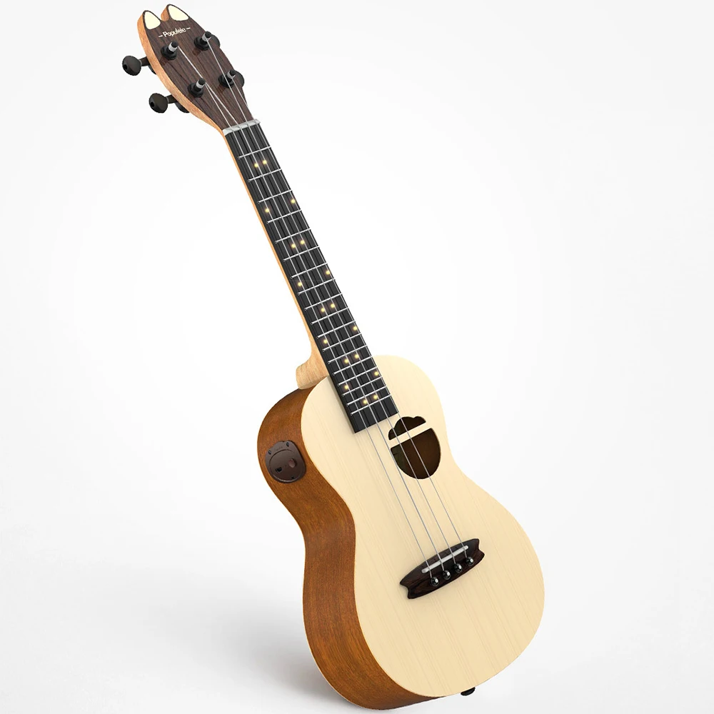 

Xiaomi Youpin Populele Intelligent Ukulele 4 Strings 23in Acoustic Electric Ukulele LED Lamp Beads Little Guitar