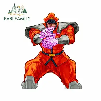 

EARLFAMILY 13cm x 12.9cm for Capcom Vs Snk 2 M.Bison Graffiti Stickers Bumper Window Body for Car Suitable for VAN RV Car Decals