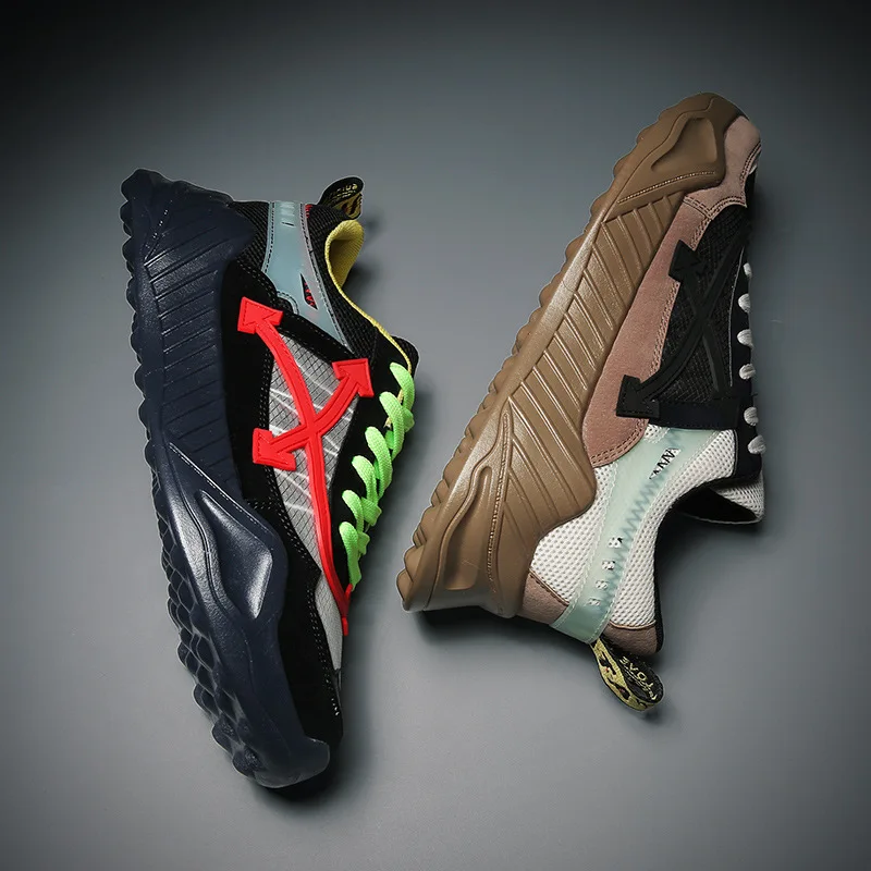 

2019 New Style Online Celebrity MEN'S SHOES Summer Breathable INS Shoe Men's Korean-style National Trends Hip Hop Sneakers Versa