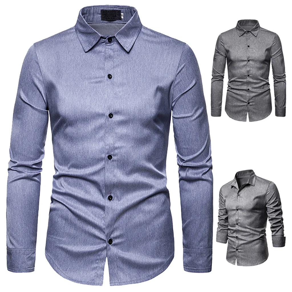 Disputent Хаундстут Мужская рубашка Chemise Homme повседневная одежда Slim Fit Повседневная мужская мода длинный рукав кнопка лето осень
