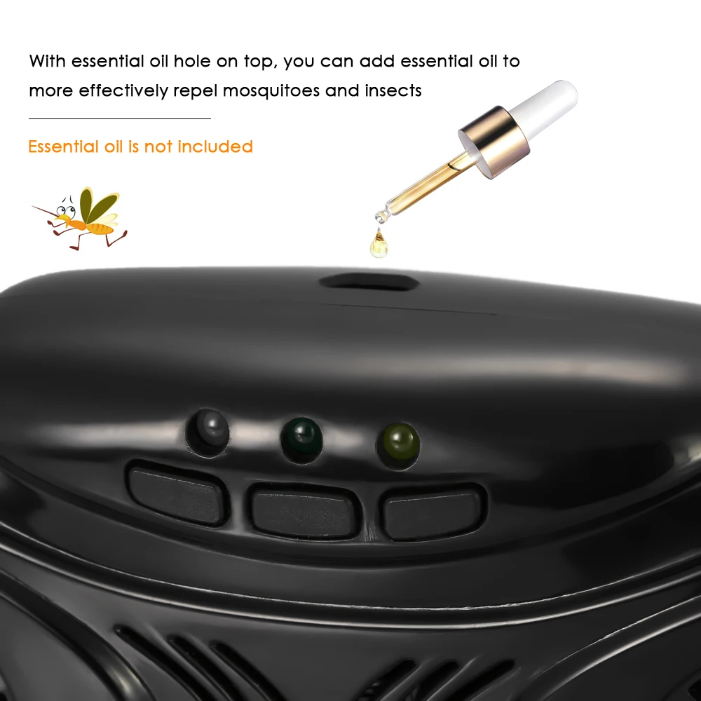 Electronic Mosquito Killer USB Ultrasonic Bionic Wave Mouse Pest Control Repeller Insect Bug Mosquito Cockroach Repellent