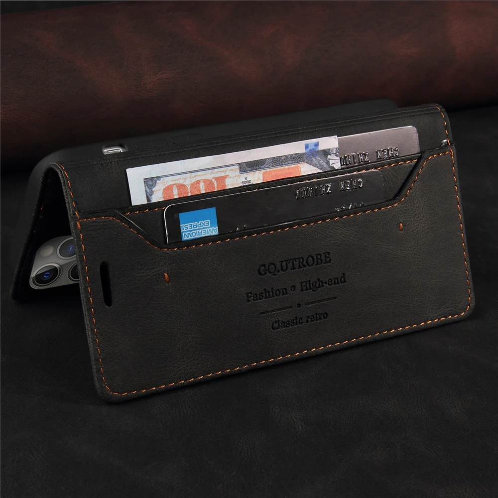 Ledertasche für Samsung A14 A34 A54 A13 A33 A53 A55 A17 A07 A36 A06 A26 A16 A56 Anti-Diebstahl RFID Flip Cover Galaxy A52 A32 A12 – Detail 30