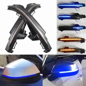 

Blue Light Sequential Dynamic Turn Signal Lamp For Audi Q5 FY 2018 2019 Q7 4M 2016 2017 2018 Side Wing Mirror Indicator Blinker