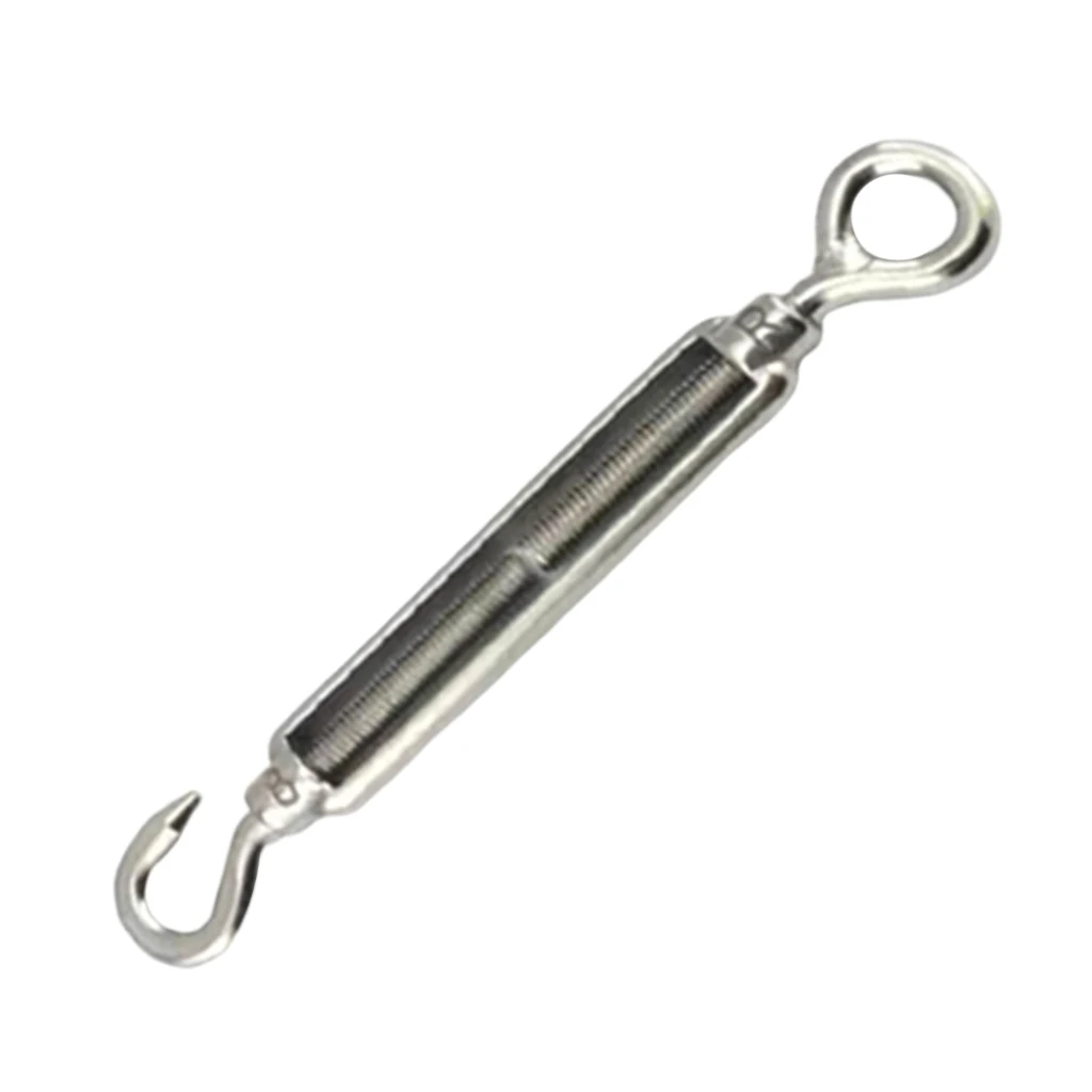 Wire Rope Cable Hook & Eye Turnbuckle, Stainless Steel Boating Hardware