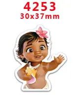 Кабошоны 30 шт мультфильм плоское украшение из смолы pr 6837 - Цвет: 4253