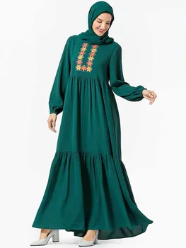 

Designers For Women Islamic Long Chiffon Dresses Dubai Caftan Muslimische Kleider Vestidos Musulmanes Qatar Khimar (No Scarf)