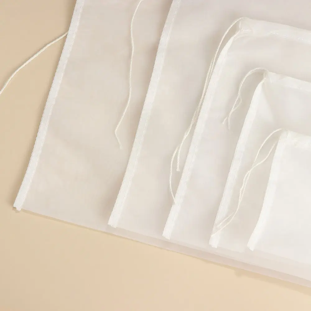 

200mesh Commercial Food Special Colander Cooking Coffee Filter Nylon Fine Mesh Cheese cloth Nut Milk Bag