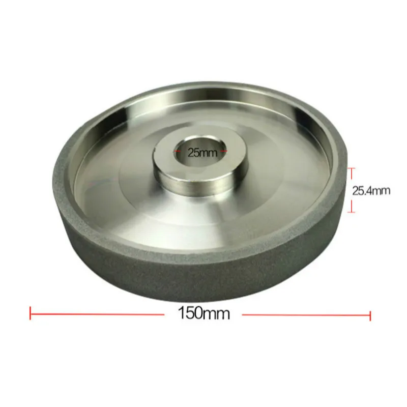 Kopen 150 Grit Cbn Slijpschijf Diamant Slijpen Wielen Diameter 150 Mm Hoge Snelheid Staal Voor Metalen Steen Slijpen Power Tool h6