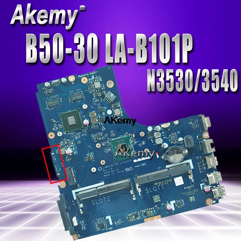 

Free Shipping NEW Tested mainboard for lenovo B50-30 LA-B101P Notebook motherboard with N3530 N3540 cpu