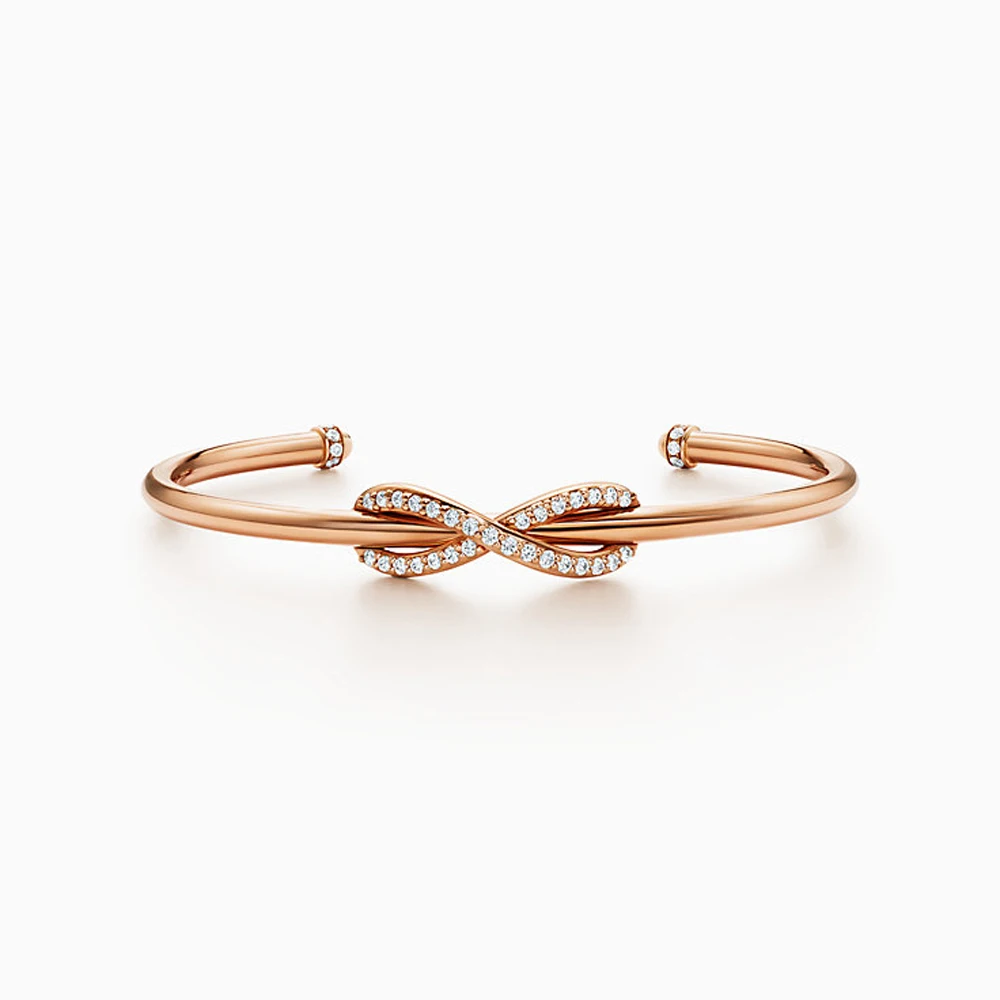 c YS Bracelet Sterling Silver High Edition Original TIF Rose Gold Color Bracelet Trend Tip - Окраска металла: c