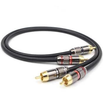 

CUICUIEGG 24K Gold Plated RCA Interconnect Cable Audiophile Rca Cables for CD Player Amplifier