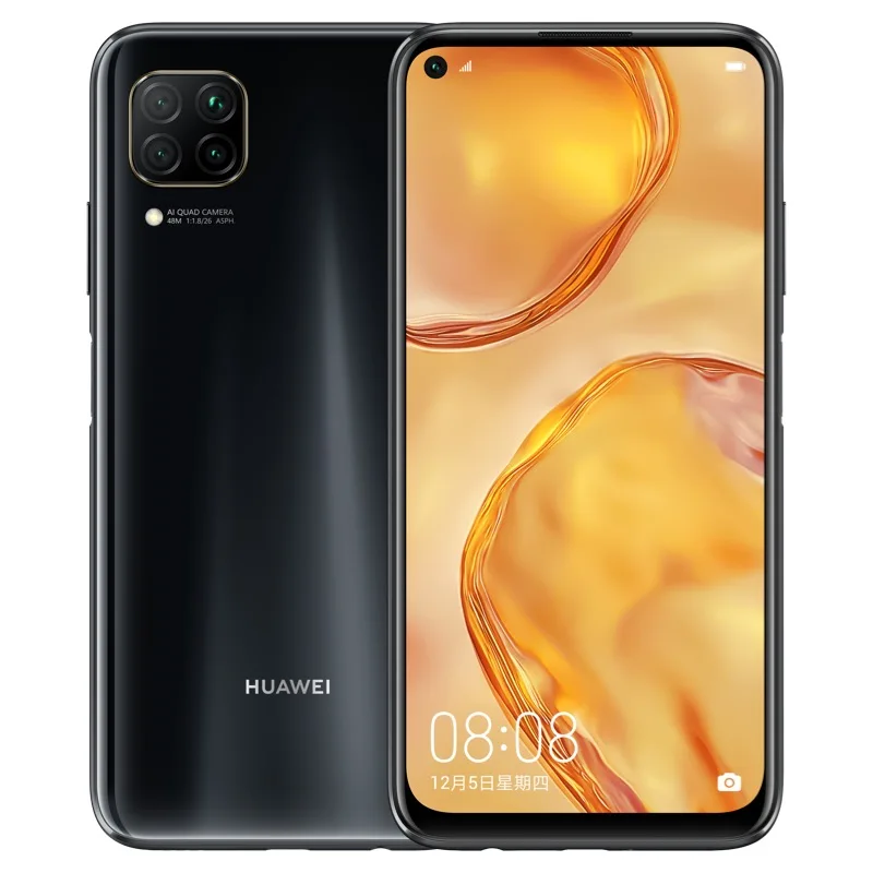 HuaWei Nova 6 SE 4G LTE мобильный телефон Kirin 810 Android 10,0 6," ips 2310X1080 8 Гб ram 128B rom МП отпечаток пальца