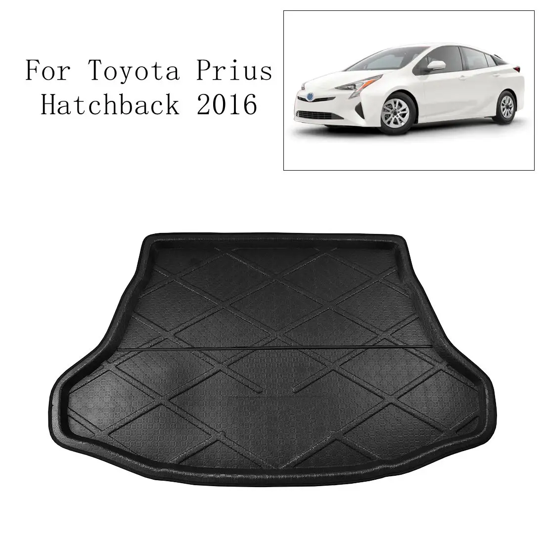 Uxcell напольный коврик для заднего багажника автомобиля подкладка Toyota Prius Hatchback 2016