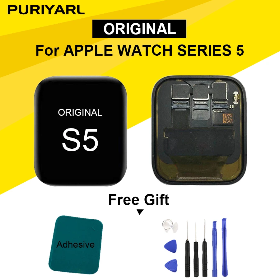 

Grade AAA Original LCD For Apple Watch Series 5 LCD Display Touch Screen Digitizer S5 LTE/GPS 40mm/44mm Replacement A2092 A2093